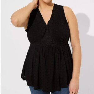 GUC Torrid Mixed Eyelet Sisterhood Babydoll